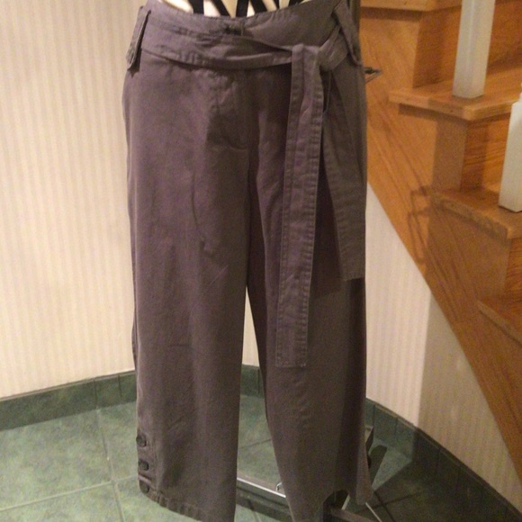 NWOT Cleo Cleo brown Capri - Picture 1 of 5